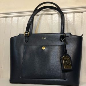 Navy blue Ralph Lauren purse (Authentic)